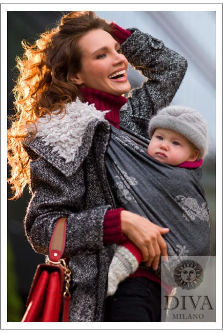 Слинг Diva Milano с шерстью, Reticella Diamante
