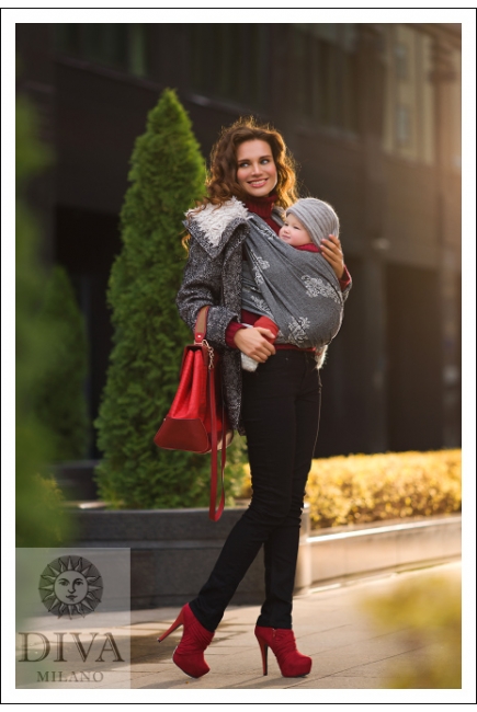 Слинг Diva Milano с шерстью, Reticella Diamante