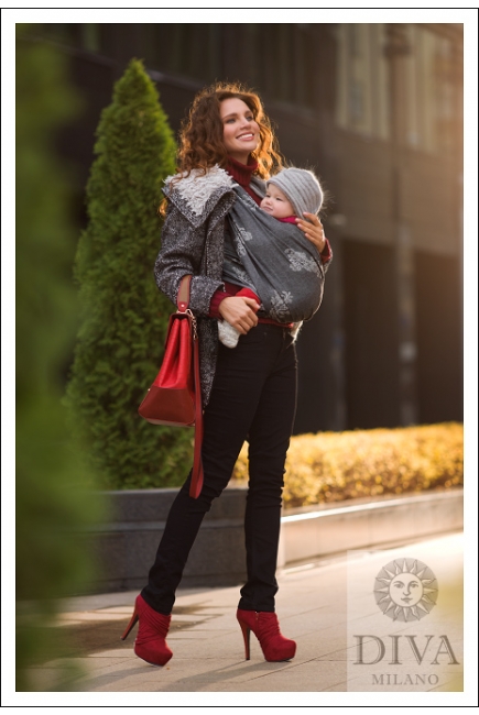 Слинг Diva Milano с шерстью, Reticella Diamante