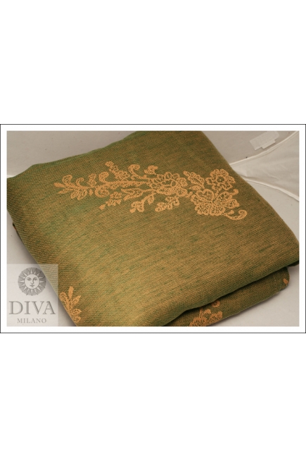 Слинг Diva Milano cо льном, Reticella Ulivo Dorato