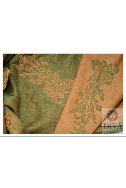 Слинг Diva Milano cо льном, Reticella Ulivo Dorato