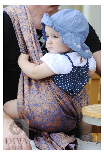 Слинг Diva Milano cо льном, Veneziano Notte D'Oro