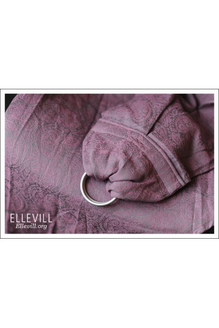 Слинг с кольцами Ellevill Paisley Silver-Pink