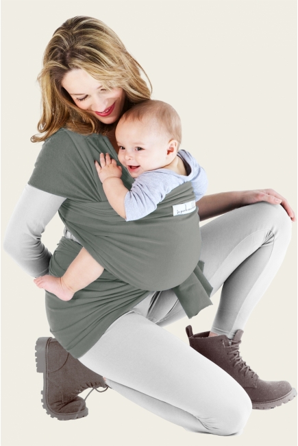 Слинг-шарф JPMBB трикотажный Basic, Misty Green