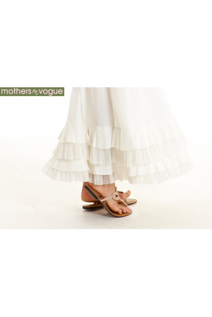Платье для кормящих Mothers en Vogue Tulle Symphony, белый