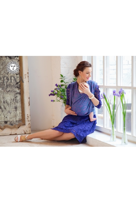 Слинг-шарф Diva Milano c коноплей, Veneziano Pavone