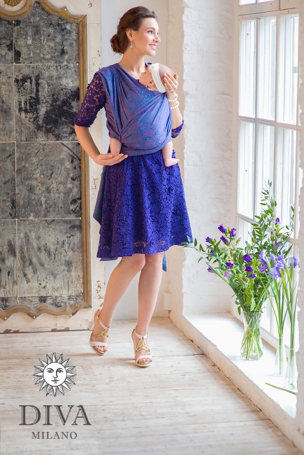 Слинг-шарф Diva Milano c коноплей, Veneziano Pavone