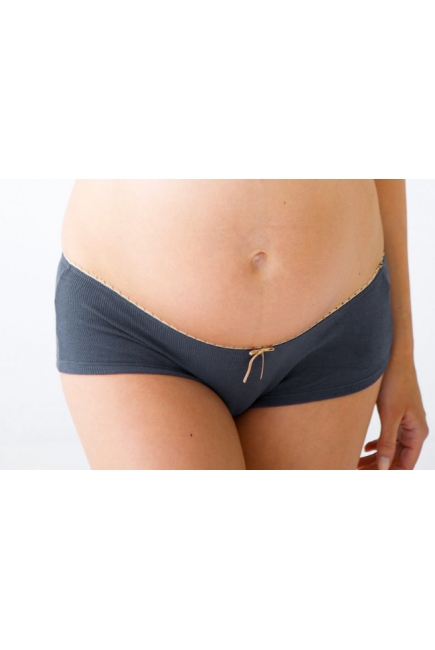 Бюстгальтер для кормящих Belabumbum для сна из бамбука, графит