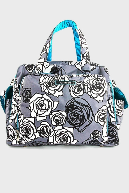Дорожная сумка Ju-Ju-Be Be Prepared Charcoal Roses