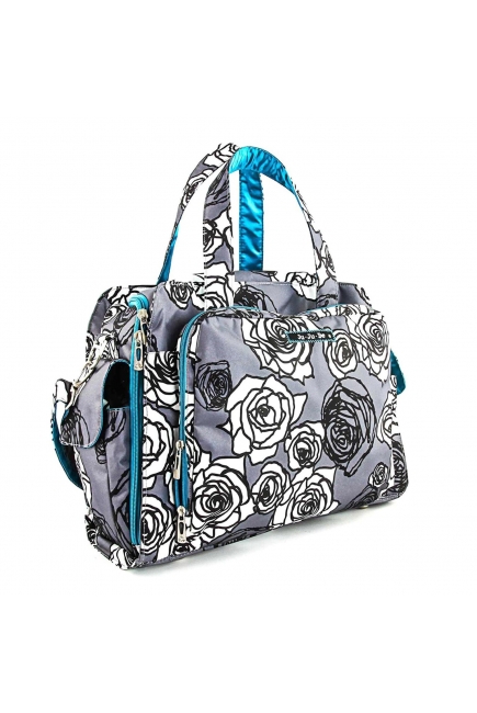 Дорожная сумка или сумка для двойни Ju-Ju-Be Be Prepared, Charcoal Roses