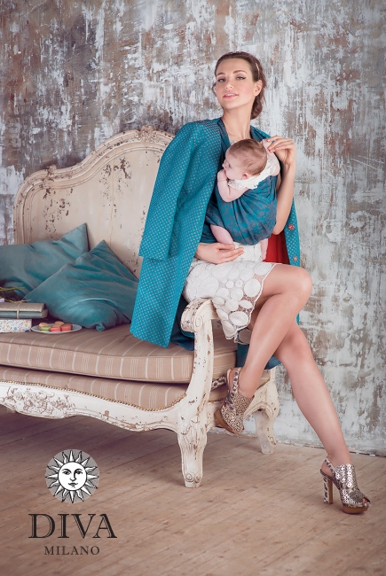 Слинг-шарф Diva Milano, Veneziano Palmyra со льном