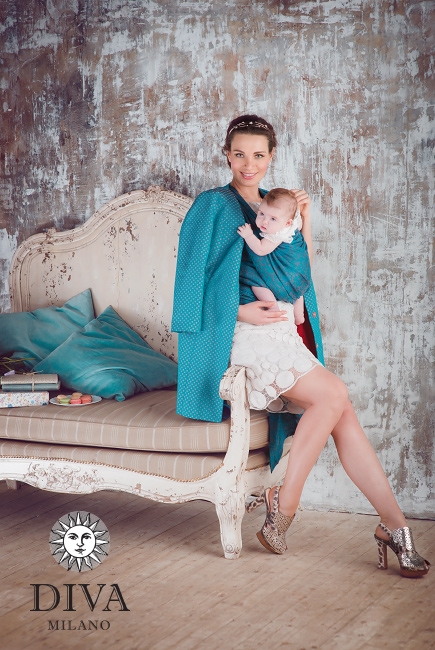 Слинг-шарф Diva Milano, Veneziano Palmyra со льном