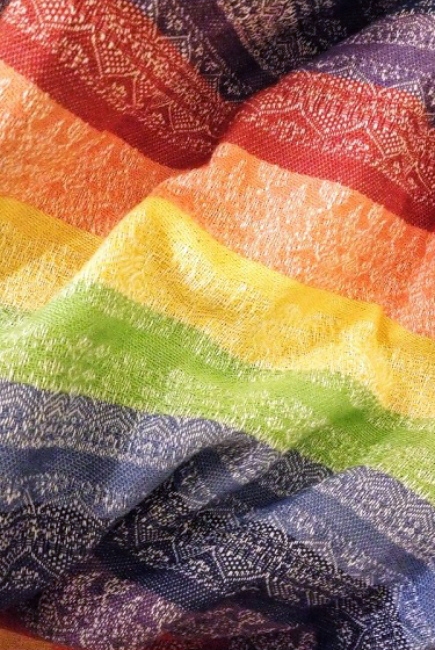 Слинг-шарф Ellevill Gaia Rainbow со льном
