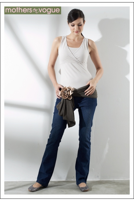 Пончо для кормления Mothers en Vogue из бамбука, цвет графитовый