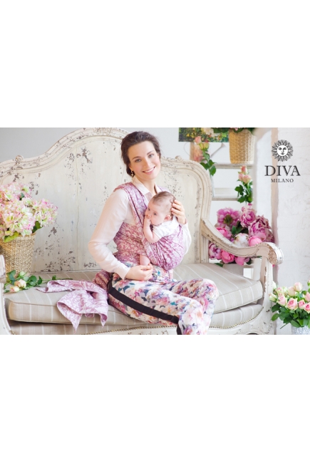 Слинг-шарф Diva Milano c коноплей, Rose Antico