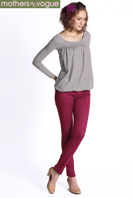 Топ Mothers en Vogue Britney Bubble, серый