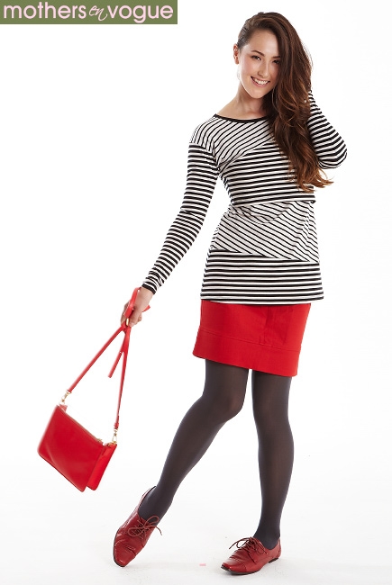 Туника для кормления Mothers en Vogue Ladder Stripe