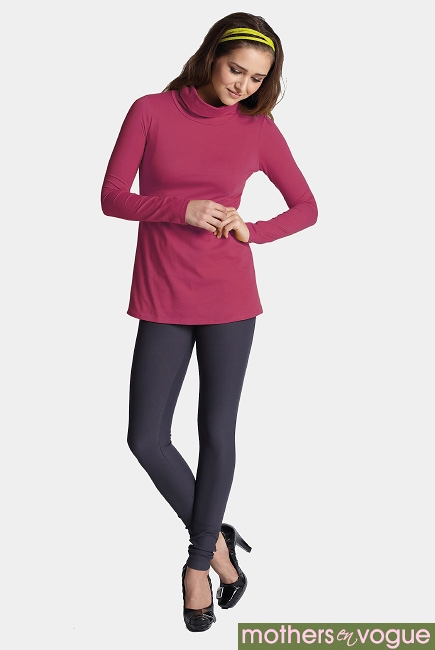 Топ для кормления Mothers en Vogue Must Have Turtleneck, вишневый