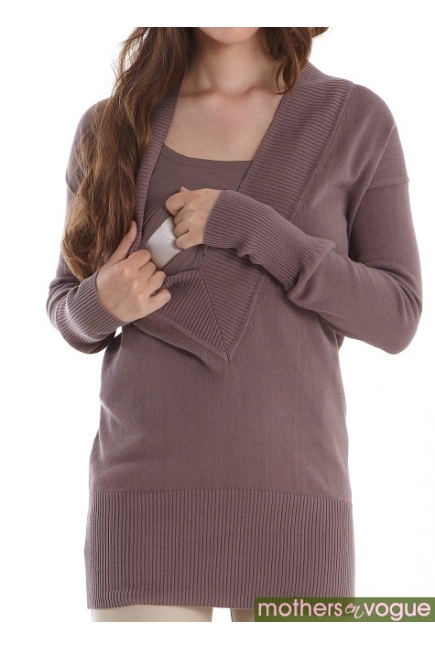 Джемпер для кормящих Brooke's, голубой