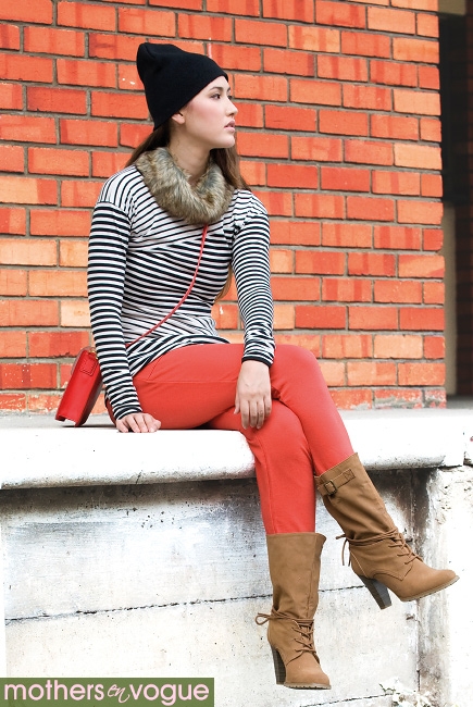 Туника для кормления Mothers en Vogue Ladder Stripe