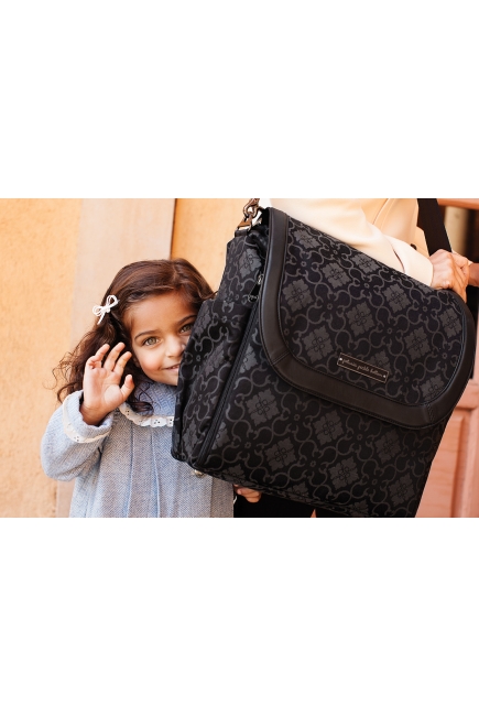 Сумка для мамы Petunia Boxy Backpack: Paris Noir