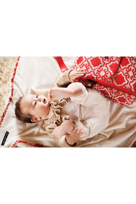 Сумка для коляски Petunia Boxy Backpack: Persimmon Spice