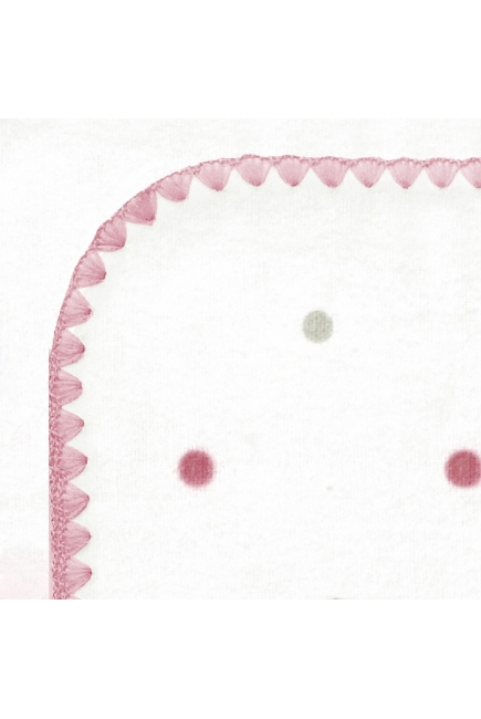 Фланелевая пеленка для новорожденного SwaddleDesigns PK/Sterling Lt Dot