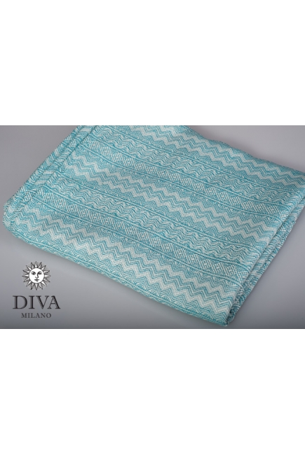 Слинг с кольцами Diva Milano cо льном, Etna Mare