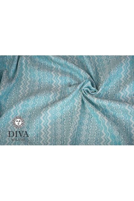 Слинг с кольцами Diva Milano cо льном, Etna Mare