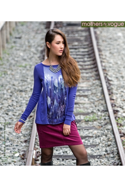 Топ для кормления Mothers en Vogue Silk Panel