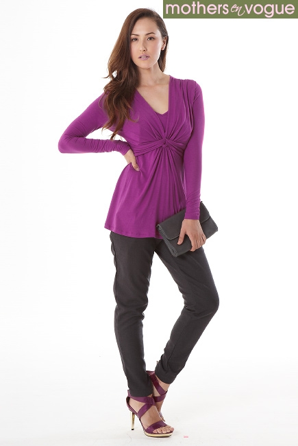 Топ для кормления Mothers en Vogue Tasha, розовый (Magenta Pink)