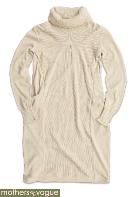 Платье для кормящих Mothers en Vogue Waffle Knit, Cashew