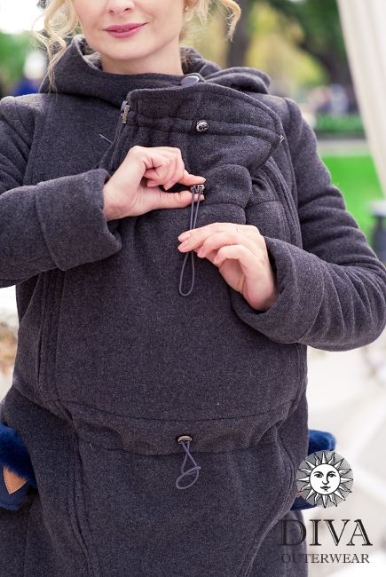 Слингопальто зимнее Diva Outerwear Antracite