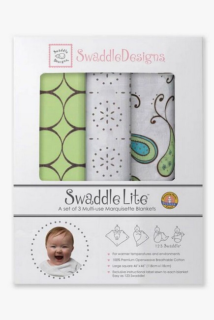 Набор пеленок SwaddleDesigns SwaddleLite Modern Kiwi