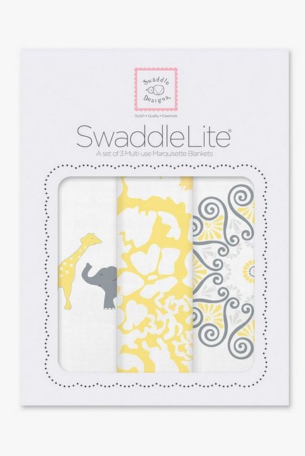 Набор пеленок SwaddleDesigns SwaddleLite SC Elephant/Chickies