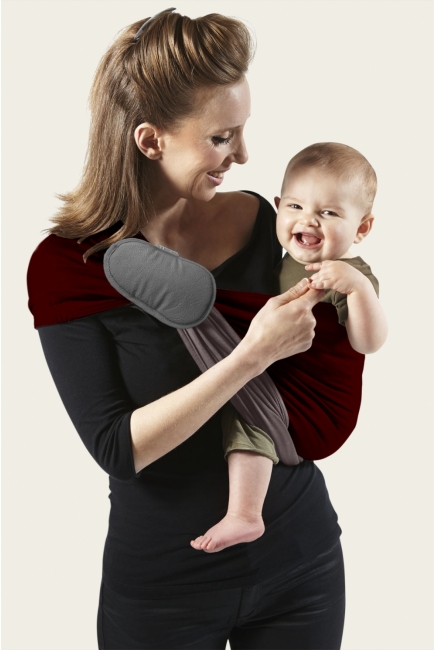 Слинг с кольцами JPMBB трикотажный, цвет "бордо - коричневый"