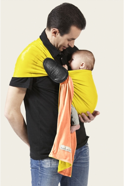 Слинг с кольцами JPMBB трикотажный, цвет "персиковый - лимонад"