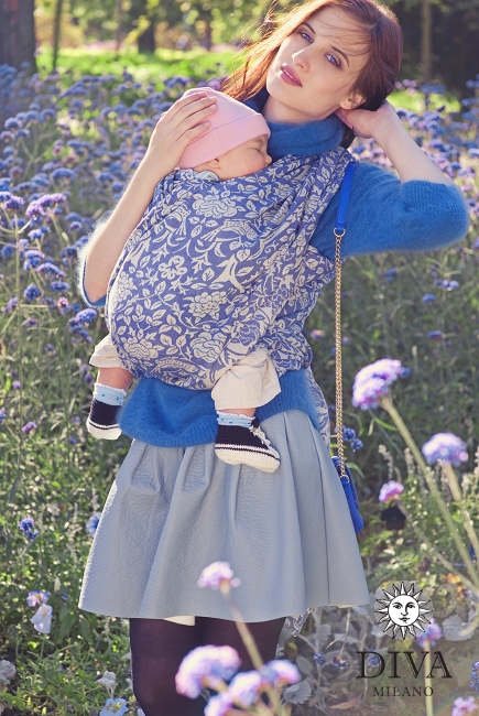 Слинг-шарф Diva Milano, Rose Azzurro