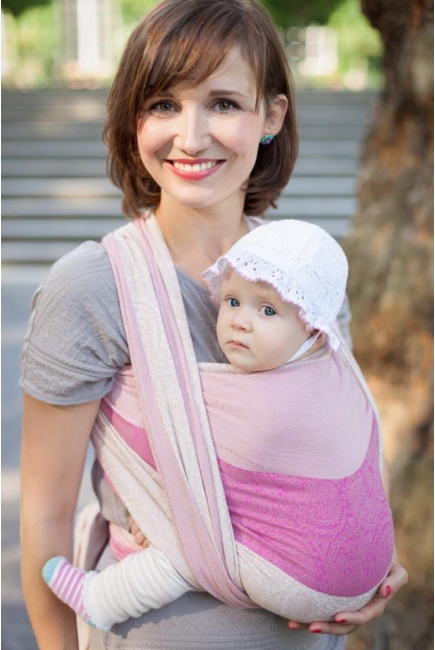 Слинг с кольцами Ellevill Paisley Pink