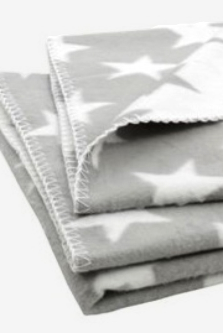 плед для новорожденных, цвет "Star grey"