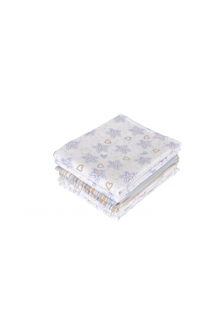 Комплект муслиновых пеленок для новорожденных Jollein, Star boy