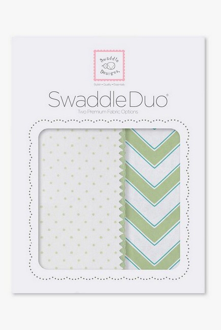 Набор пеленок SwaddleDesigns Swaddle Duo KW Classic Chevron
