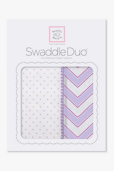 Набор пеленок SwaddleDesigns Swaddle Duo LV Classic Chevron