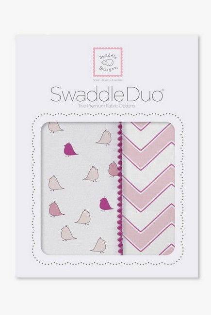 Набор пеленок SwaddleDesigns Swaddle Duo PK Chickies/Chevron