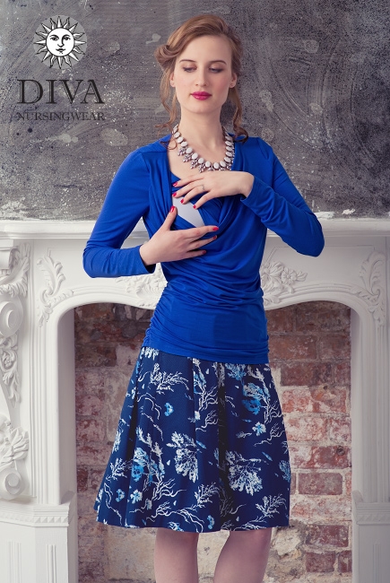 Топ для кормящих и беременных Diva Nursingwear Bella, цвет Azzurro
