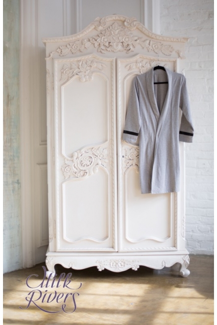 Халат Milk Rivers серый меланж