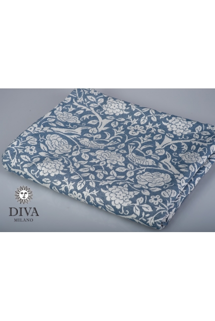 Слинг с кольцами Diva Milano, Rose Eclipse со льном и шелком