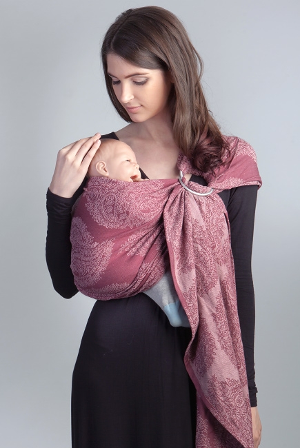 Слинг с кольцами Diva Essenza, Berry с бамбуком