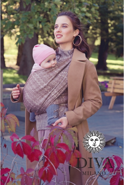 Слинг-шарф Diva Milano c коноплей, Etna Canella