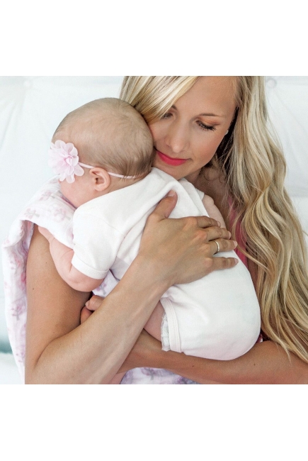 Муслиновые пеленки для новорожденного SwaddleDesigns большие набор 4, Pink Butterfly